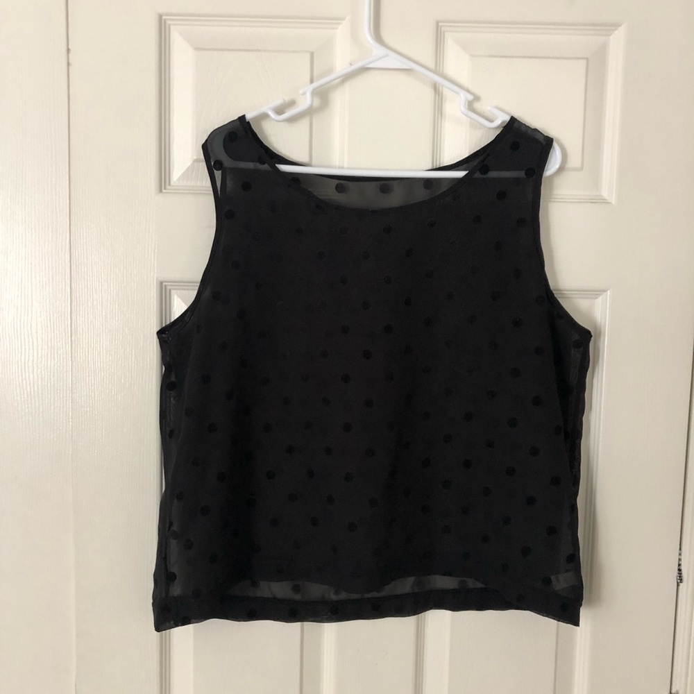 *SOLD* 
American Apparel Polka Dot Tank